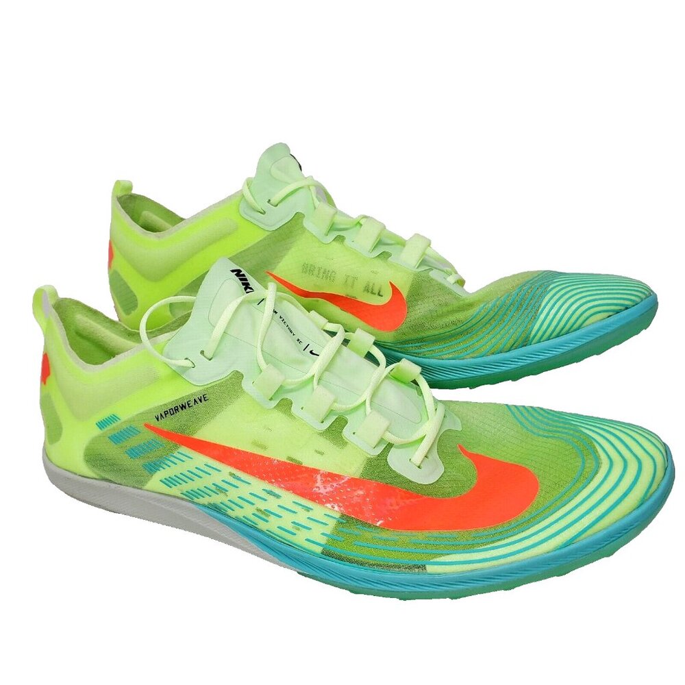 Nike Zoom Victory 5 XC Track & Field Spikes Vaporweave Volt Men's 15 AJ0847-701
